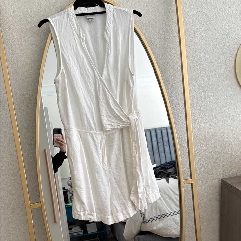 Target A New Day white linen romper